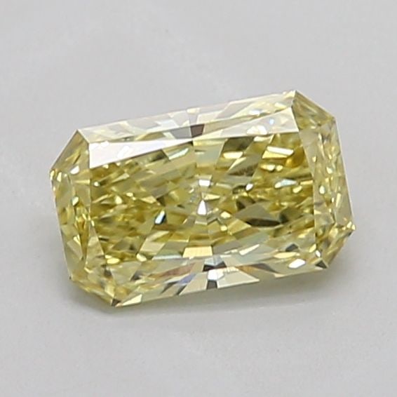 Loose Diamond - RADIANT 0.98ct Fancy Intense Yellow VS1: Loose Diamond - RADIANT 0.98ct Fancy Intense Yellow VS1 Source: This is a real non-mined Diamond that has been grown in a lab Shape: RADIANT Carats: 0.98 Color: Fancy Intense Yellow Certification: IGI