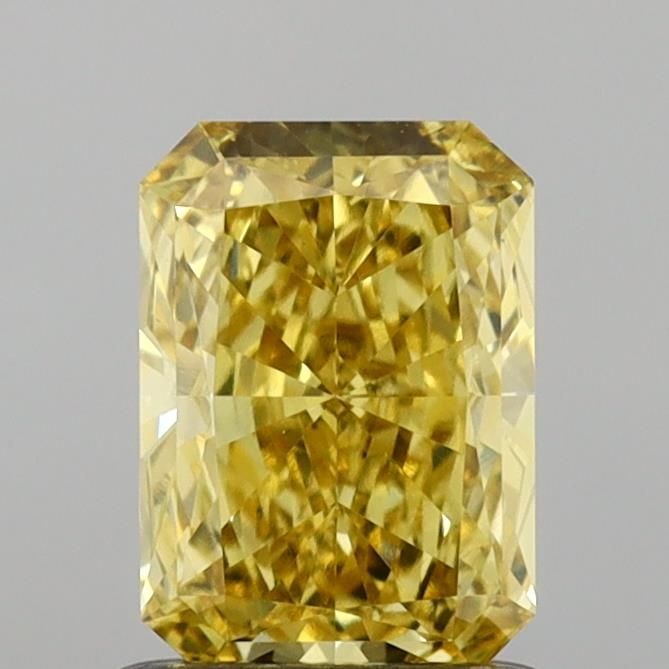 Loose Diamond - RADIANT 1.01ct Fancy Intense Yellow VS1: Loose Diamond - RADIANT 1.01ct Fancy Intense Yellow VS1 Source: This is a real non-mined Diamond that has been grown in a lab Shape: RADIANT Carats: 1.01 Color: Fancy Intense Yellow Certification: IGI