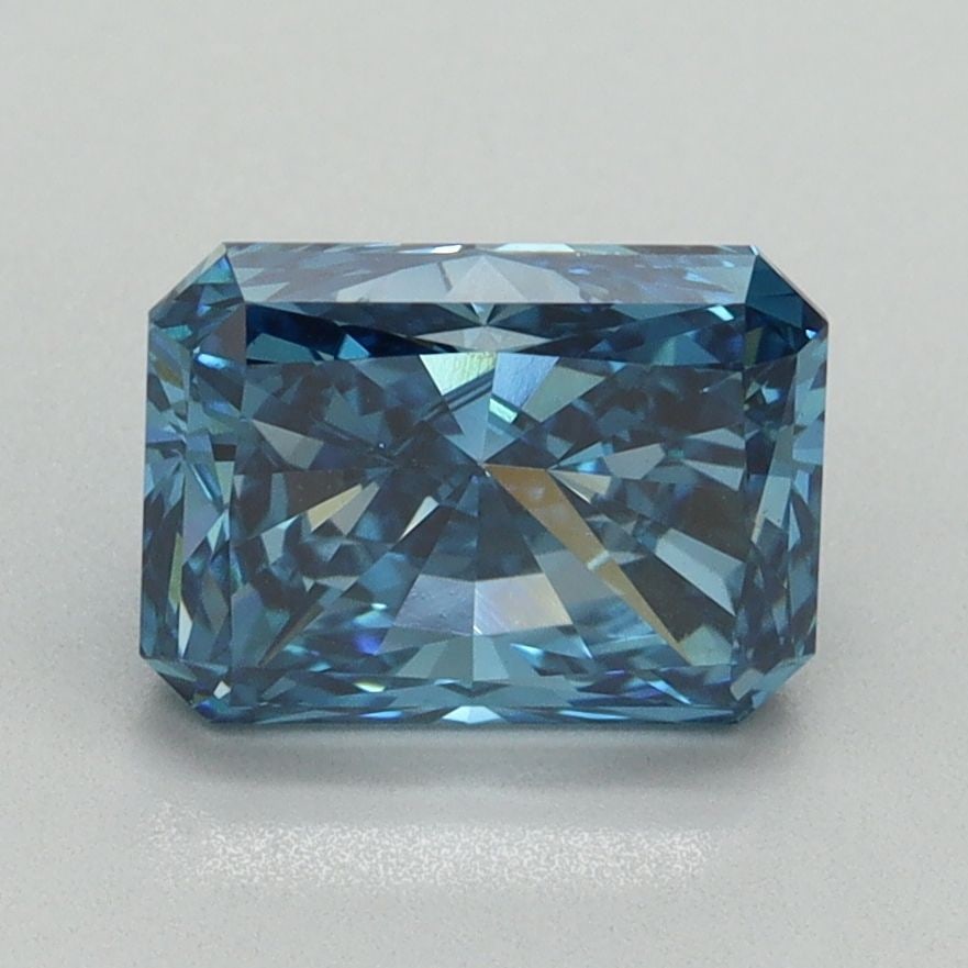 Loose Diamond - RADIANT 2.07ct Fancy Vivid Blue VS1: Loose Diamond - RADIANT 2.07ct Fancy Vivid Blue VS1 Source: This is a real non-mined Diamond that has been grown in a lab Shape: RADIANT Carats: 2.07 Color: Fancy Vivid Blue Certification: IGI Video: