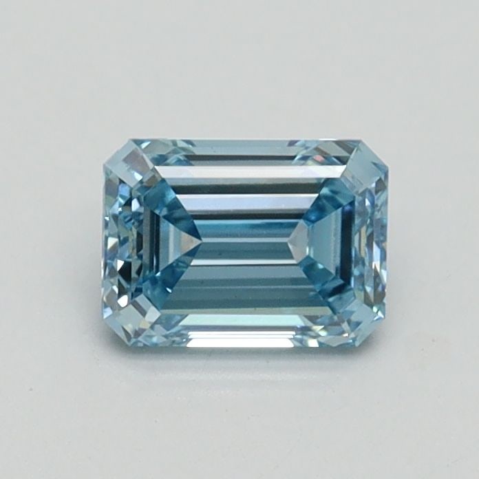 Loose Diamond - EMERALD 0.6ct Fancy Intense Blue VS1: Loose Diamond - EMERALD 0.6ct Fancy Intense Blue VS1 Source: This is a real non-mined Diamond that has been grown in a lab Shape: EMERALD Carats: 0.6 Color: Fancy Intense Blue Certification: IGI Video