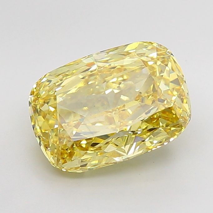 Loose Diamond - CUSHION MODIFIED 7.05ct Fancy Intense Yellow VS2: Loose Diamond - CUSHION MODIFIED 7.05ct Fancy Intense Yellow VS2 Source: This is a real non-mined Diamond that has been grown in a lab Shape: CUSHION MODIFIED Carats: 7.05 Color: Fancy Intense Yellow 