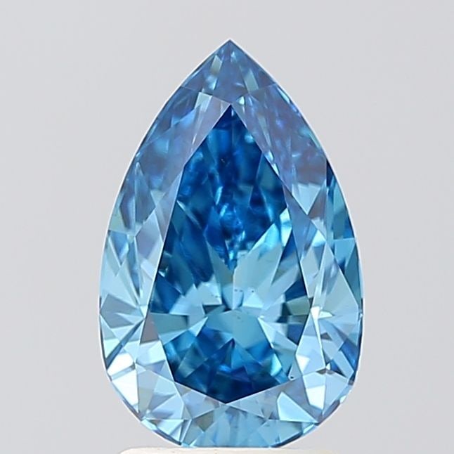 Loose Diamond - PEAR 2.0ct Fancy Vivid Blue VS1: Loose Diamond - PEAR 2.0ct Fancy Vivid Blue VS1 Source: This is a real non-mined Diamond that has been grown in a lab Shape: PEAR Carats: 2.0 Color: Fancy Vivid Blue Certification: IGI The Diamond Dep