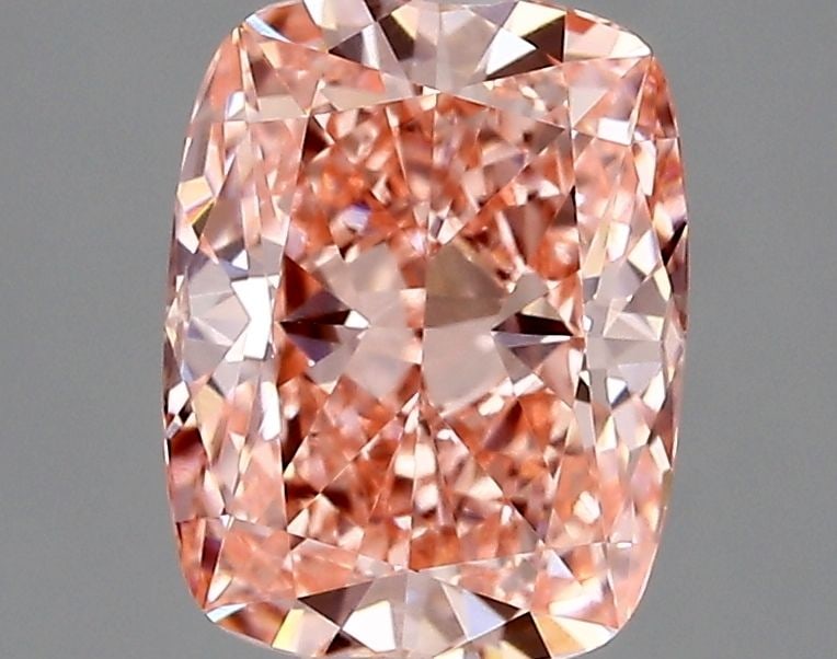 Loose Diamond - CUSHION MODIFIED 1.15ct Fancy Vivid Pink VVS1: Loose Diamond - CUSHION MODIFIED 1.15ct Fancy Vivid Pink VVS1 Source: This is a real non-mined Diamond that has been grown in a lab Shape: CUSHION MODIFIED Carats: 1.15 Color: Fancy Vivid Pink Certifi