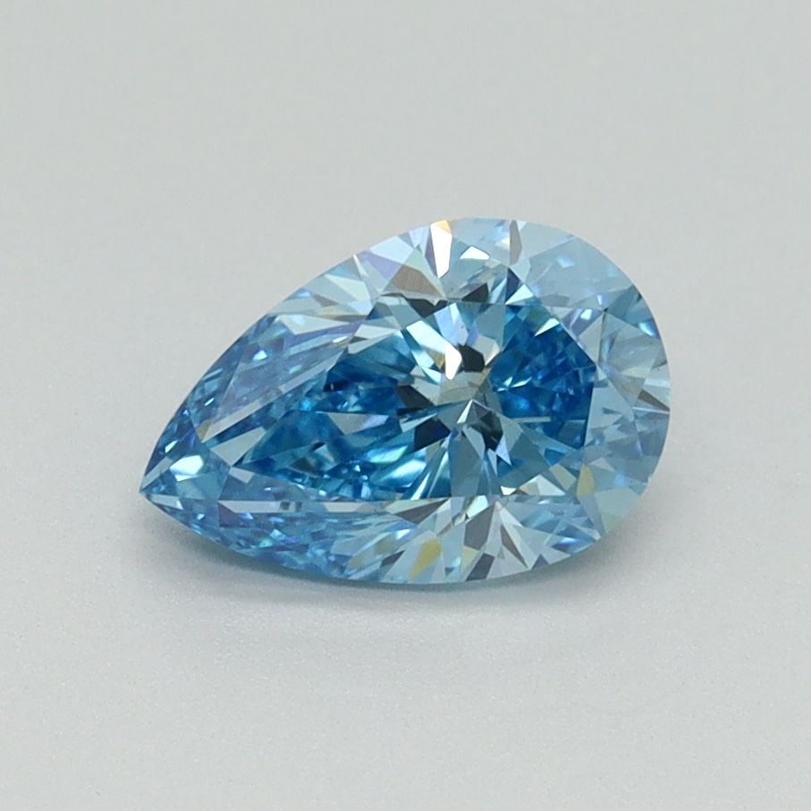 Loose Diamond - PEAR 1.0ct Fancy Vivid Blue VS1: Loose Diamond - PEAR 1.0ct Fancy Vivid Blue VS1 Source: This is a real non-mined Diamond that has been grown in a lab Shape: PEAR Carats: 1.0 Color: Fancy Vivid Blue Certification: IGI Video: