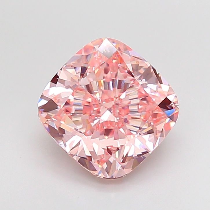 Loose Diamond - CUSHION MODIFIED 4.01ct Fancy Intense Pink VS1: Loose Diamond - CUSHION MODIFIED 4.01ct Fancy Intense Pink VS1 Source: This is a real non-mined Diamond that has been grown in a lab Shape: CUSHION MODIFIED Carats: 4.01 Color: Fancy Intense Pink Cert