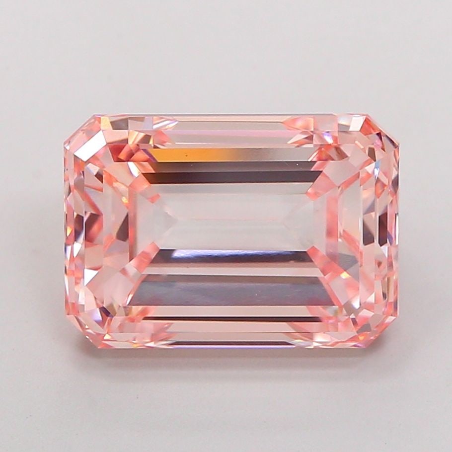 Loose Diamond - EMERALD 7.0ct Fancy Vivid Pink VVS2: Loose Diamond - EMERALD 7.0ct Fancy Vivid Pink VVS2 Source: This is a real non-mined Diamond that has been grown in a lab Shape: EMERALD Carats: 7.0 Color: Fancy Vivid Pink Certification: NONE Video: