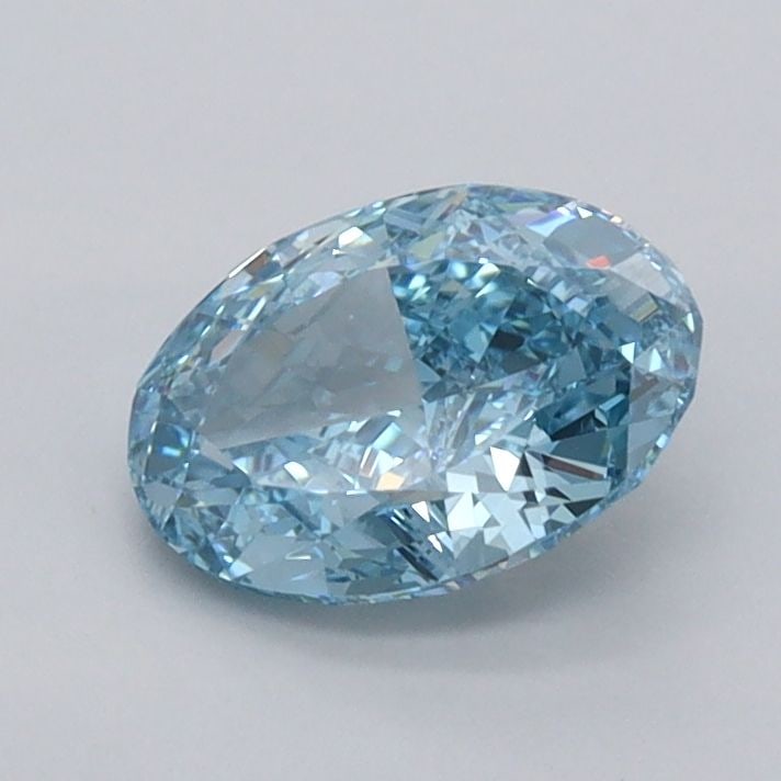 Loose Diamond - OVAL 1.04ct Fancy Vivid Blue VS1: Loose Diamond - OVAL 1.04ct Fancy Vivid Blue VS1 Source: This is a real non-mined Diamond that has been grown in a lab Shape: OVAL Carats: 1.04 Color: Fancy Vivid Blue Certification: IGI Video: