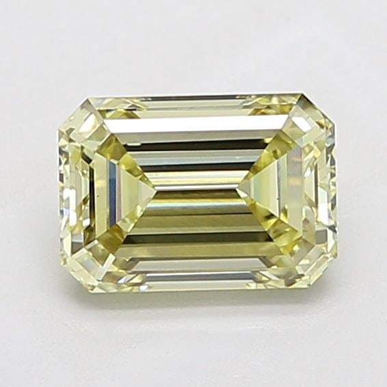 Loose Diamond - EMERALD 2.05ct Light Yellow VS1: Loose Diamond - EMERALD 2.05ct Light Yellow VS1 Source: This is a real non-mined Diamond that has been grown in a lab Shape: EMERALD Carats: 2.05 Color: Light Yellow Certification: IGI The Diamond Dep