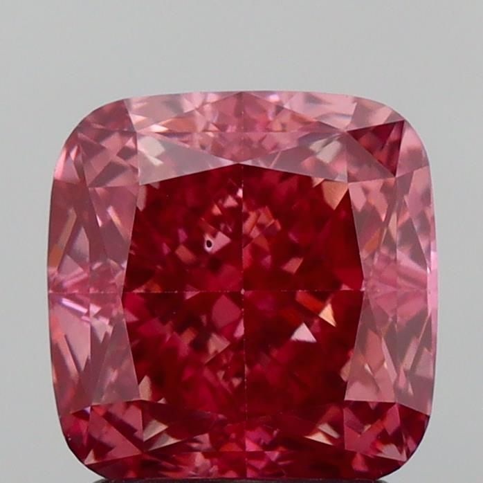Loose Diamond - CUSHION MODIFIED 2.12ct Fancy Vivid Pink VS1: Loose Diamond - CUSHION MODIFIED 2.12ct Fancy Vivid Pink VS1 Source: This is a real non-mined Diamond that has been grown in a lab Shape: CUSHION MODIFIED Carats: 2.12 Color: Fancy Vivid Pink Certific