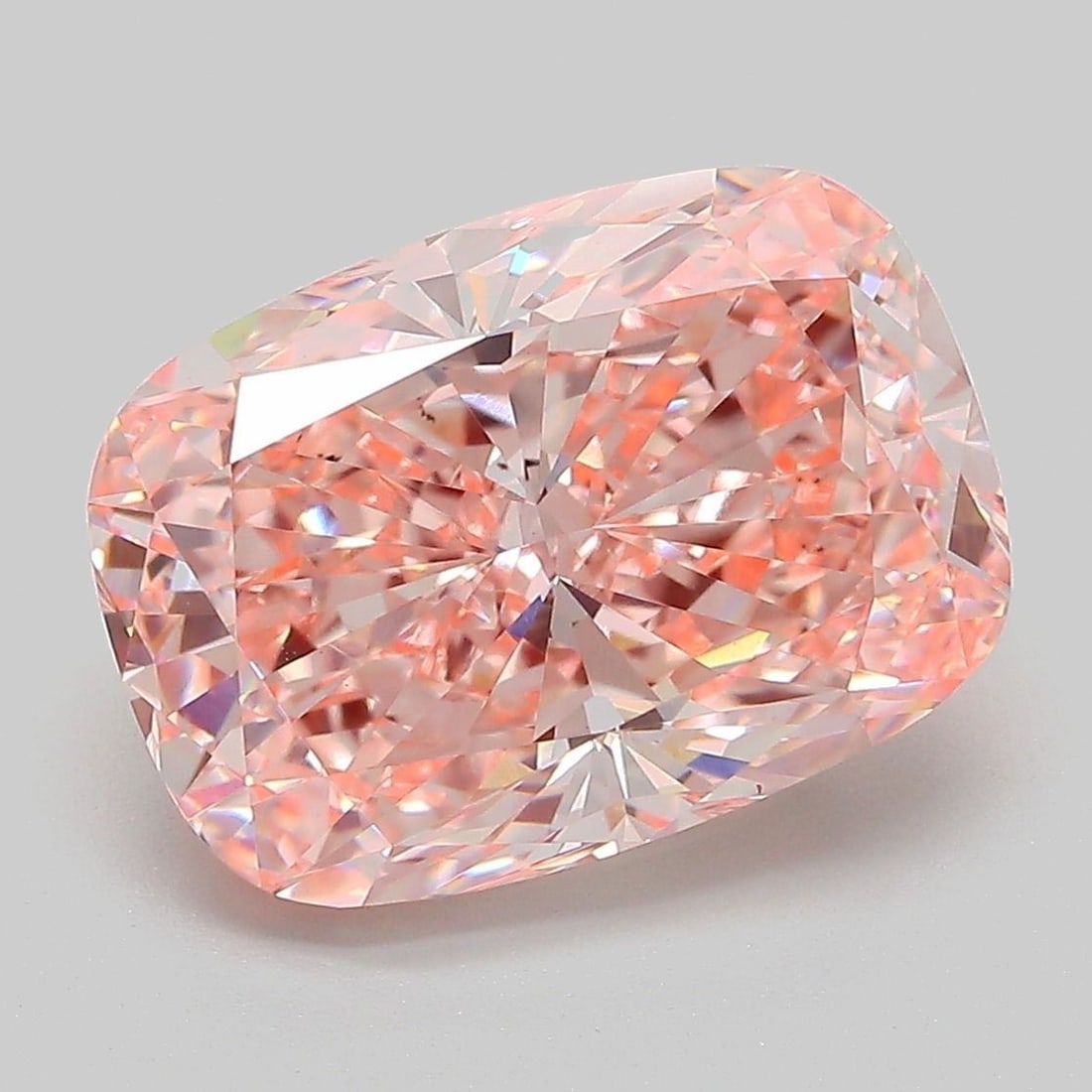 Loose Diamond - CUSHION MODIFIED 6.02ct Fancy Vivid Pink VS2: Loose Diamond - CUSHION MODIFIED 6.02ct Fancy Vivid Pink VS2 Source: This is a real non-mined Diamond that has been grown in a lab Shape: CUSHION MODIFIED Carats: 6.02 Color: Fancy Vivid Pink Certific