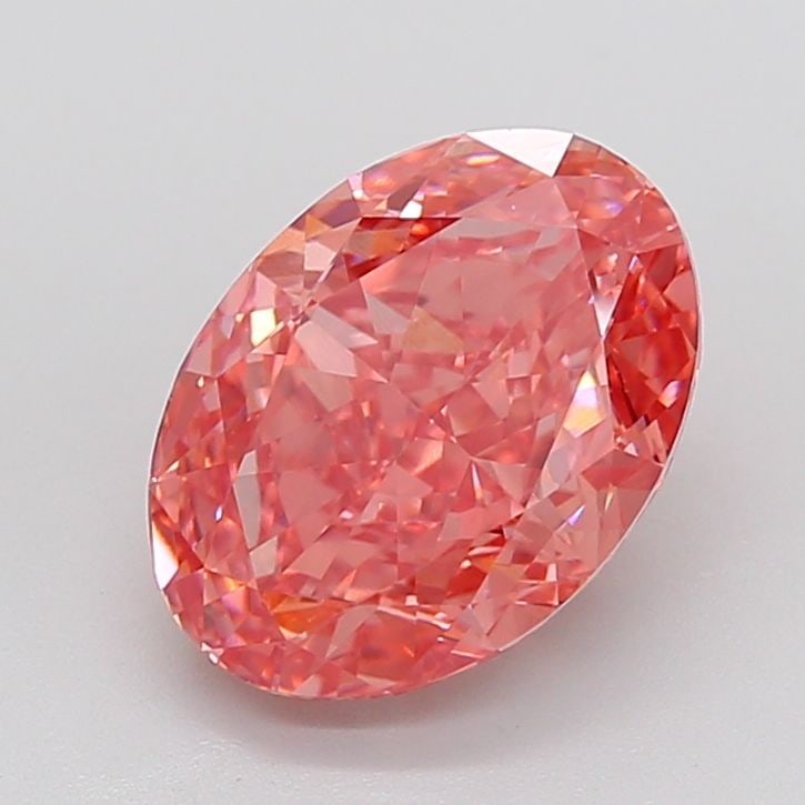 Loose Diamond - OVAL 5.08ct Fancy Intense Orangey Pink VS1: Loose Diamond - OVAL 5.08ct Fancy Intense Orangey Pink VS1 Source: This is a real non-mined Diamond that has been grown in a lab Shape: OVAL Carats: 5.08 Color: Fancy Intense Orangey Pink Certificatio