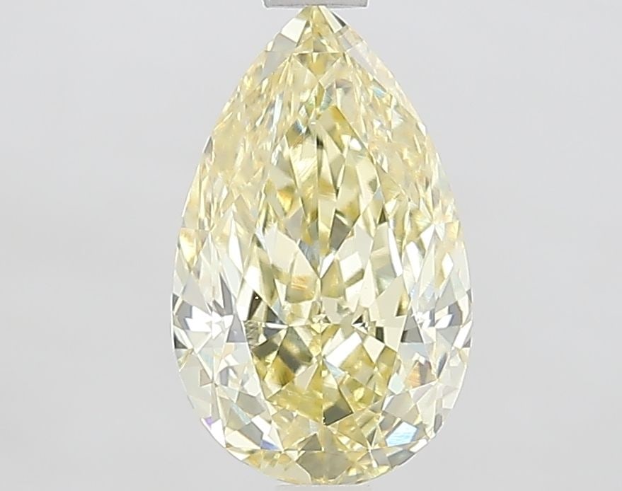 Loose Diamond - PEAR 2.02ct Fancy Yellow VVS2: Loose Diamond - PEAR 2.02ct Fancy Yellow VVS2 Source: This is a real non-mined Diamond that has been grown in a lab Shape: PEAR Carats: 2.02 Color: Fancy Yellow Certification: IGI Video: