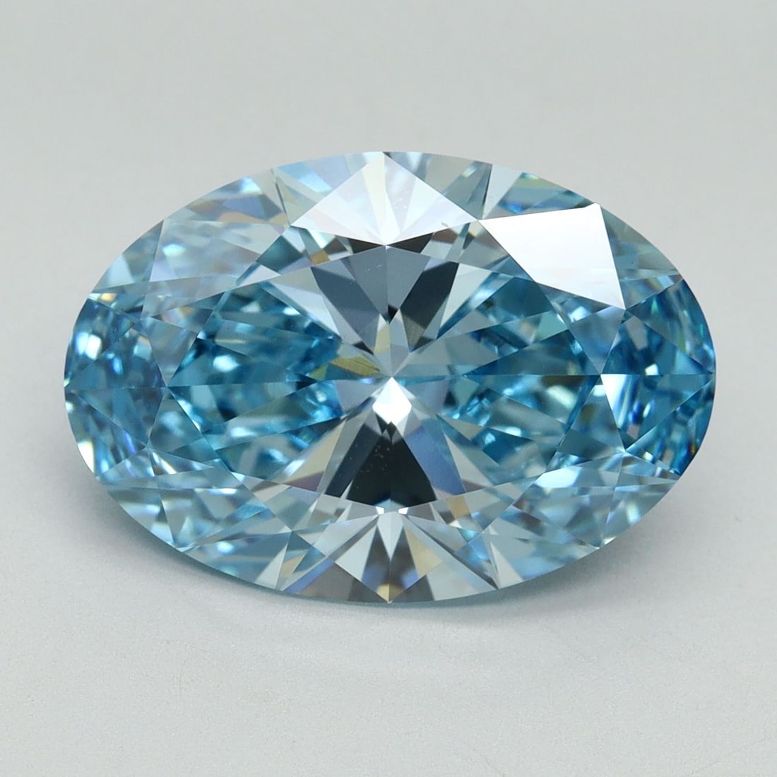 Loose Diamond - OVAL 5.7ct Fancy Vivid Blue VS1: Loose Diamond - OVAL 5.7ct Fancy Vivid Blue VS1 Source: This is a real non-mined Diamond that has been grown in a lab Shape: OVAL Carats: 5.7 Color: Fancy Vivid Blue Certification: IGI Video: