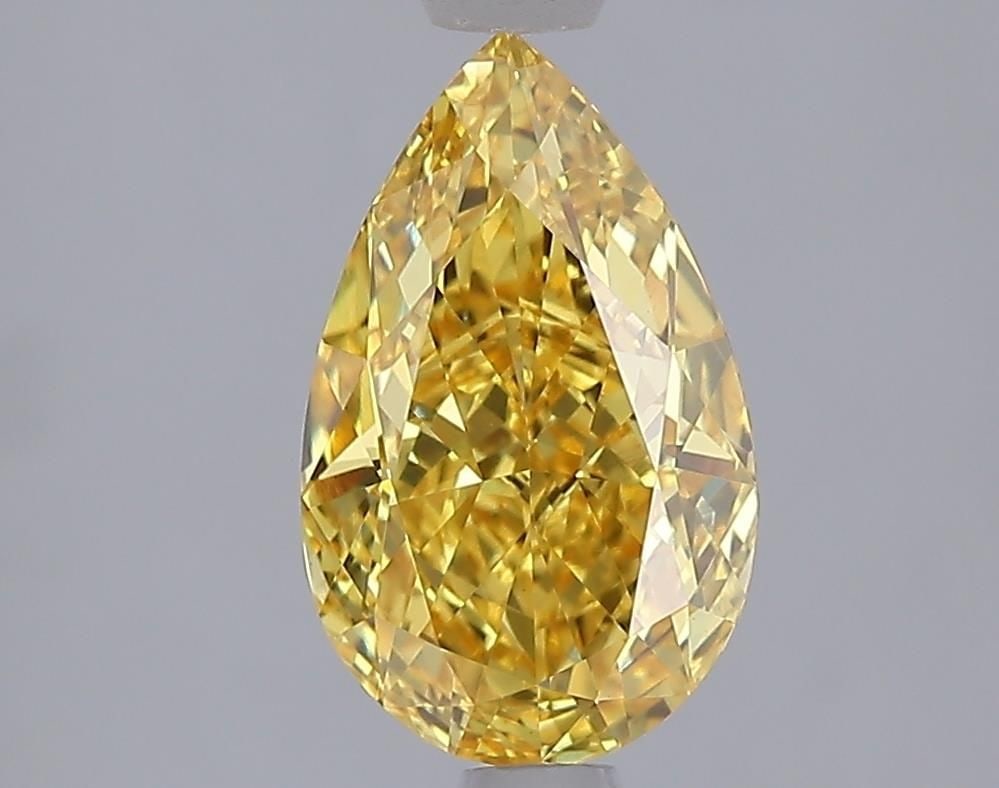 Loose Diamond - PEAR 2.07ct Fancy Vivid Yellow VVS2: Loose Diamond - PEAR 2.07ct Fancy Vivid Yellow VVS2 Source: This is a real non-mined Diamond that has been grown in a lab Shape: PEAR Carats: 2.07 Color: Fancy Vivid Yellow Certification: IGI Video: