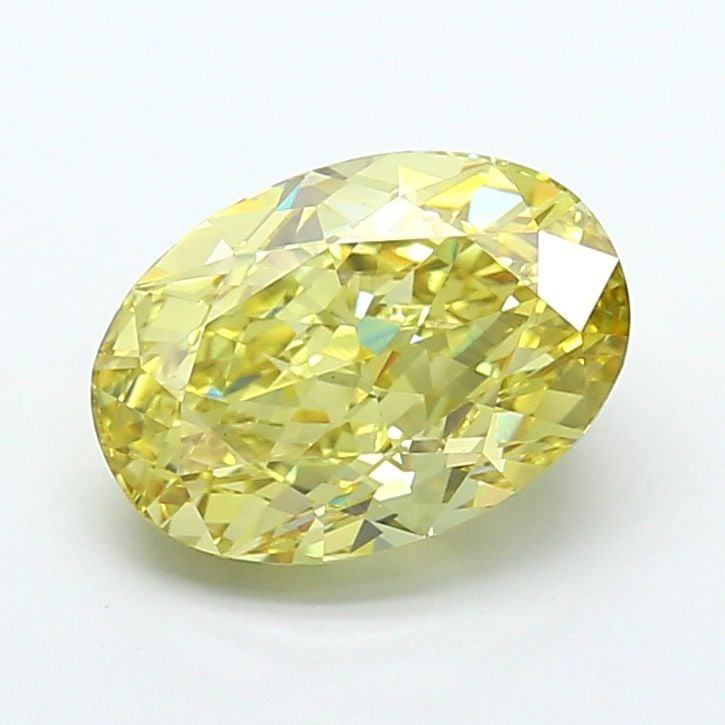 Loose Diamond - OVAL 6.04ct Fancy Intense Yellow VS1: Loose Diamond - OVAL 6.04ct Fancy Intense Yellow VS1 Source: This is a real non-mined Diamond that has been grown in a lab Shape: OVAL Carats: 6.04 Color: Fancy Intense Yellow Certification: IGI Video