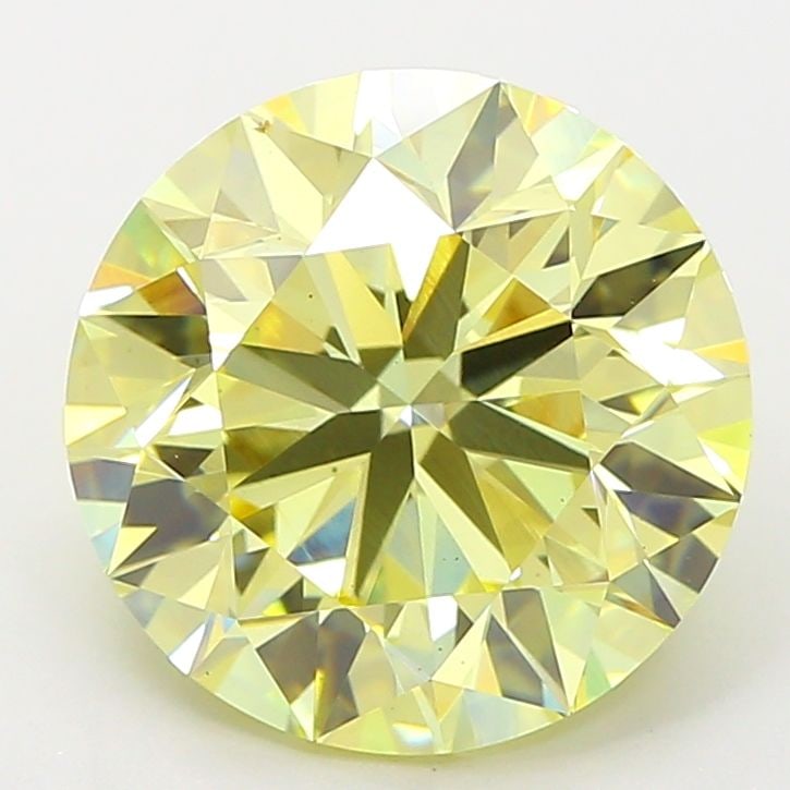 Loose Diamond - ROUND 5.01ct Fancy Intense Yellow VS2 (1 of 1)