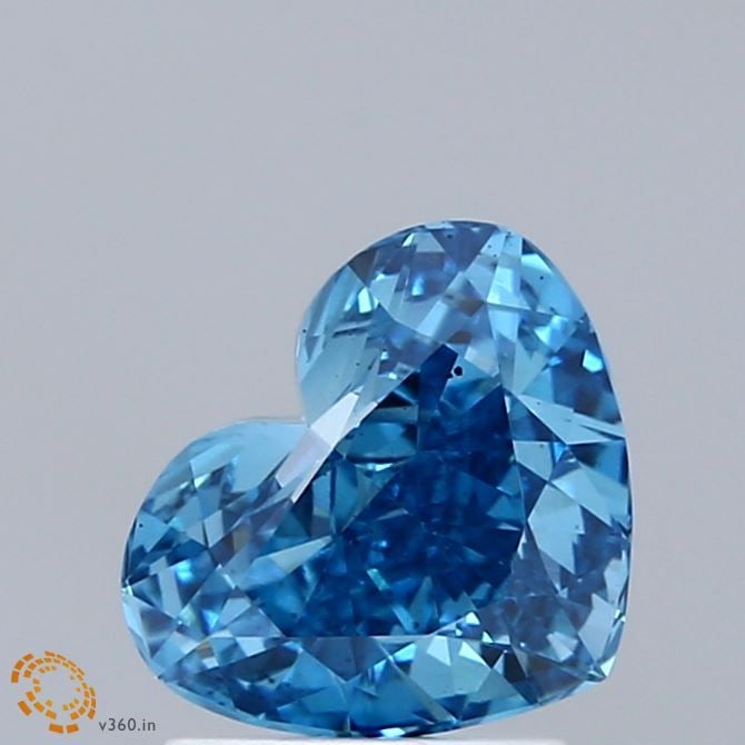 Loose Diamond - HEART 1.59ct Fancy Vivid Blue VS2: Loose Diamond - HEART 1.59ct Fancy Vivid Blue VS2 Source: This is a real non-mined Diamond that has been grown in a lab Shape: HEART Carats: 1.59 Color: Fancy Vivid Blue Certification: IGI Video: