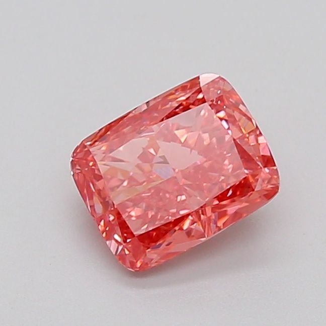 Loose Diamond - CUSHION MODIFIED 1.54ct Fancy Vivid Reddish Pink VS1: Loose Diamond - CUSHION MODIFIED 1.54ct Fancy Vivid Reddish Pink VS1 Source: This is a real non-mined Diamond that has been grown in a lab Shape: CUSHION MODIFIED Carats: 1.54 Color: Fancy Vivid Reddi