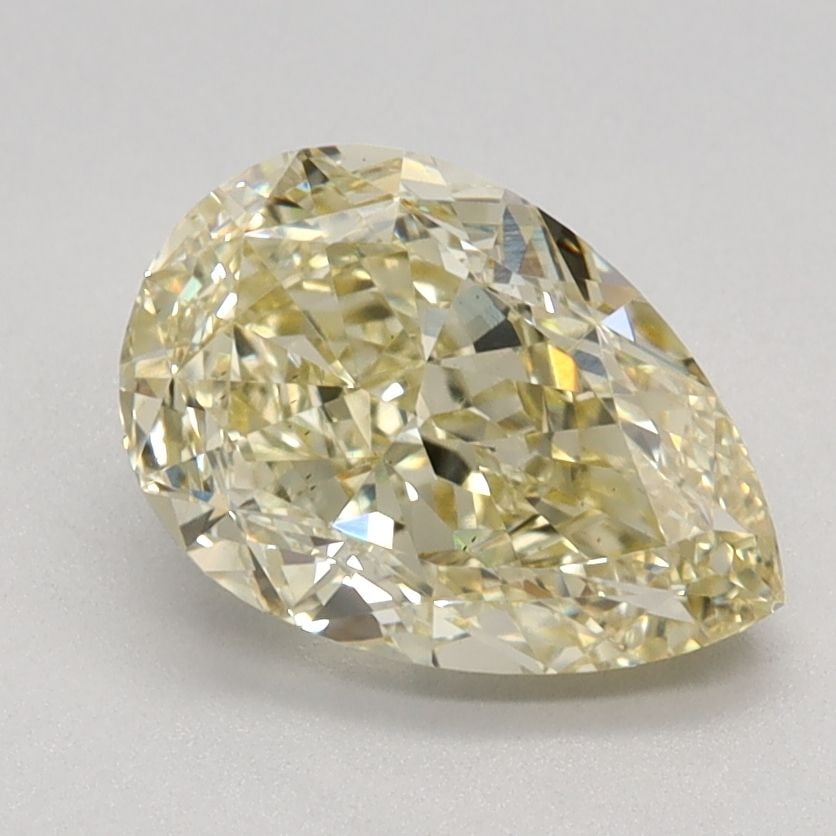 Loose Diamond - PEAR 1.49ct Fancy Yellow VS2: Loose Diamond - PEAR 1.49ct Fancy Yellow VS2 Source: This is a real non-mined Diamond that has been grown in a lab Shape: PEAR Carats: 1.49 Color: Fancy Yellow Certification: IGI Video: