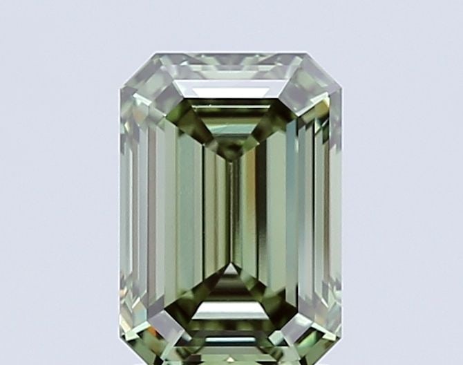 Loose Diamond - EMERALD 2.56ct Fancy Vivid Green VS1: Loose Diamond - EMERALD 2.56ct Fancy Vivid Green VS1 Source: This is a real non-mined Diamond that has been grown in a lab Shape: EMERALD Carats: 2.56 Color: Fancy Vivid Green Certification: IGI Video