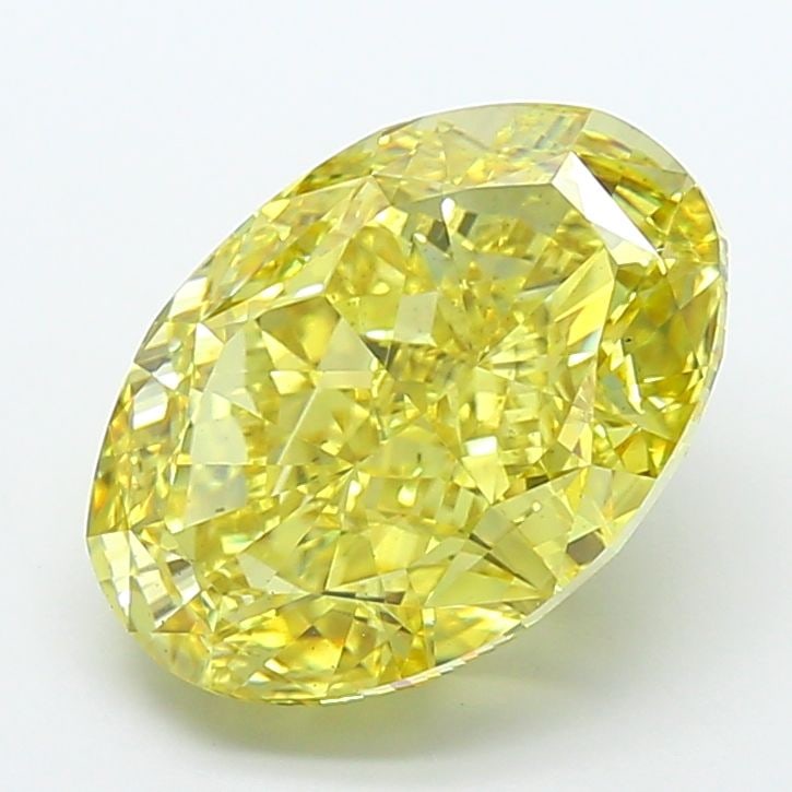 Loose Diamond - OVAL 10.09ct Fancy Intense Yellow VS2: Loose Diamond - OVAL 10.09ct Fancy Intense Yellow VS2 Source: This is a real non-mined Diamond that has been grown in a lab Shape: OVAL Carats: 10.09 Color: Fancy Intense Yellow Certification: IGI Vid