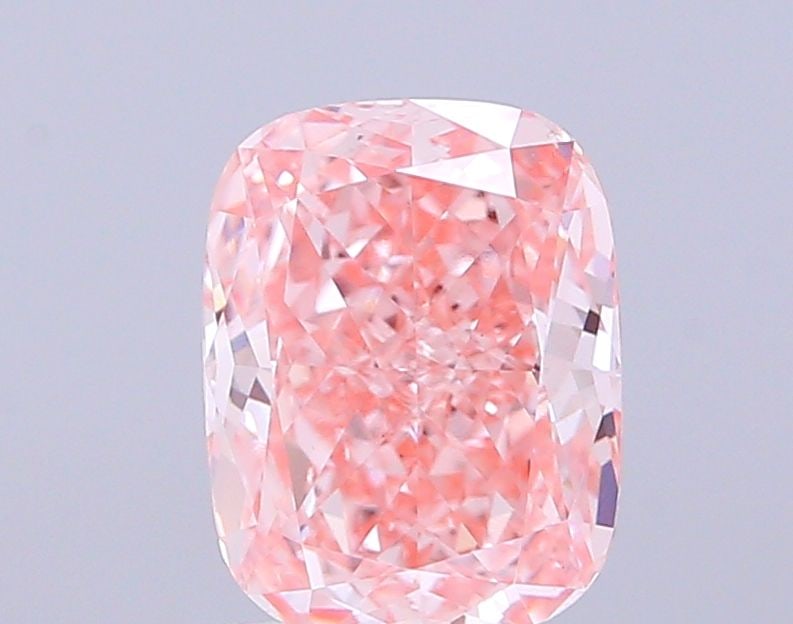 Loose Diamond - CUSHION MODIFIED 2.07ct Fancy Intense Pink VS1: Loose Diamond - CUSHION MODIFIED 2.07ct Fancy Intense Pink VS1 Source: This is a real non-mined Diamond that has been grown in a lab Shape: CUSHION MODIFIED Carats: 2.07 Color: Fancy Intense Pink Cert