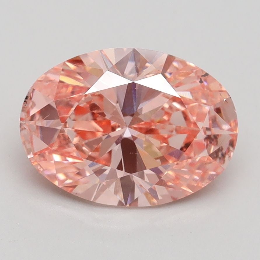 Loose Diamond - OVAL 2.09ct Fancy Vivid Pink SI1: Loose Diamond - OVAL 2.09ct Fancy Vivid Pink SI1 Source: This is a real non-mined Diamond that has been grown in a lab Shape: OVAL Carats: 2.09 Color: Fancy Vivid Pink Certification: IGI Video: