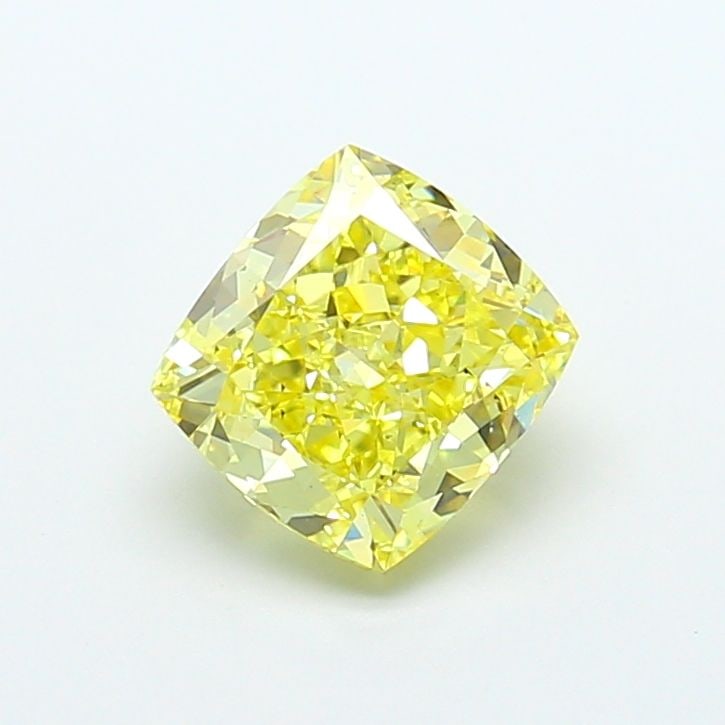 Loose Diamond - CUSHION MODIFIED 2.9ct Fancy Intense Yellow VS2: Loose Diamond - CUSHION MODIFIED 2.9ct Fancy Intense Yellow VS2 Source: This is a real non-mined Diamond that has been grown in a lab Shape: CUSHION MODIFIED Carats: 2.9 Color: Fancy Intense Yellow Ce