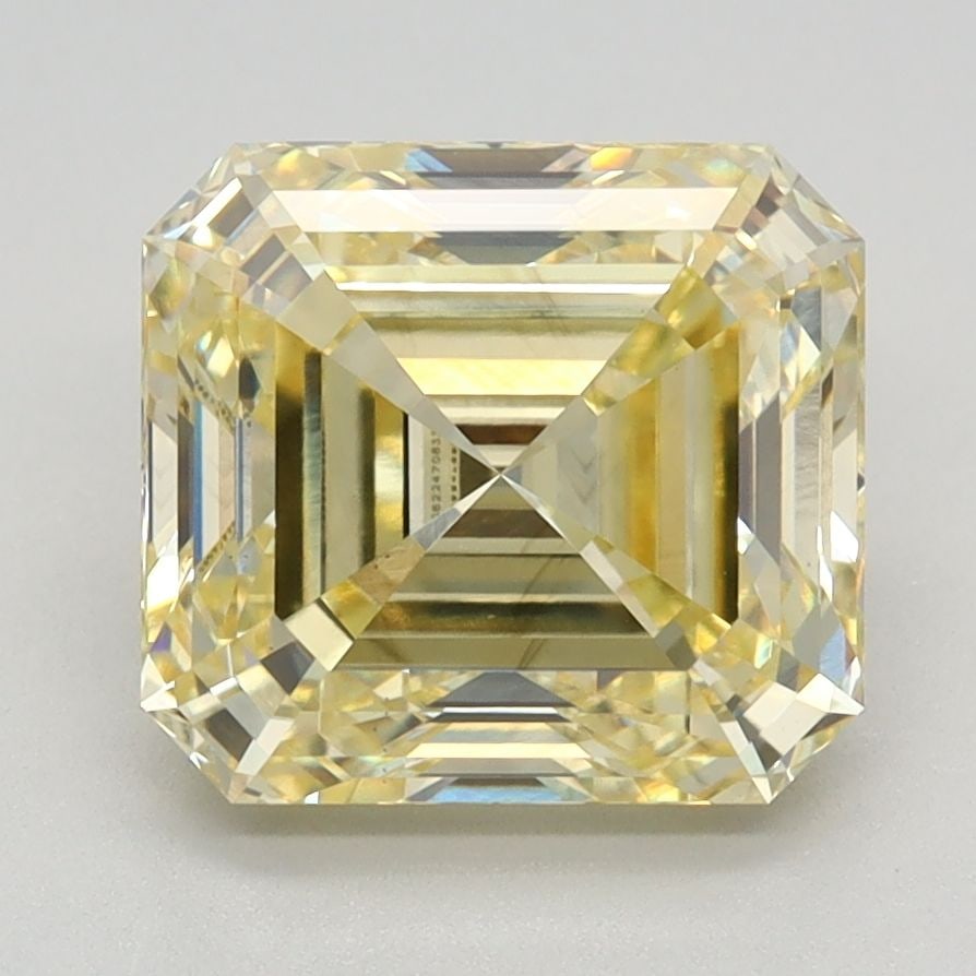 Loose Diamond - ASSCHER 3.02ct Fancy Intense Yellow VS2: Loose Diamond - ASSCHER 3.02ct Fancy Intense Yellow VS2 Source: This is a real non-mined Diamond that has been grown in a lab Shape: ASSCHER Carats: 3.02 Color: Fancy Intense Yellow Certification: IGI
