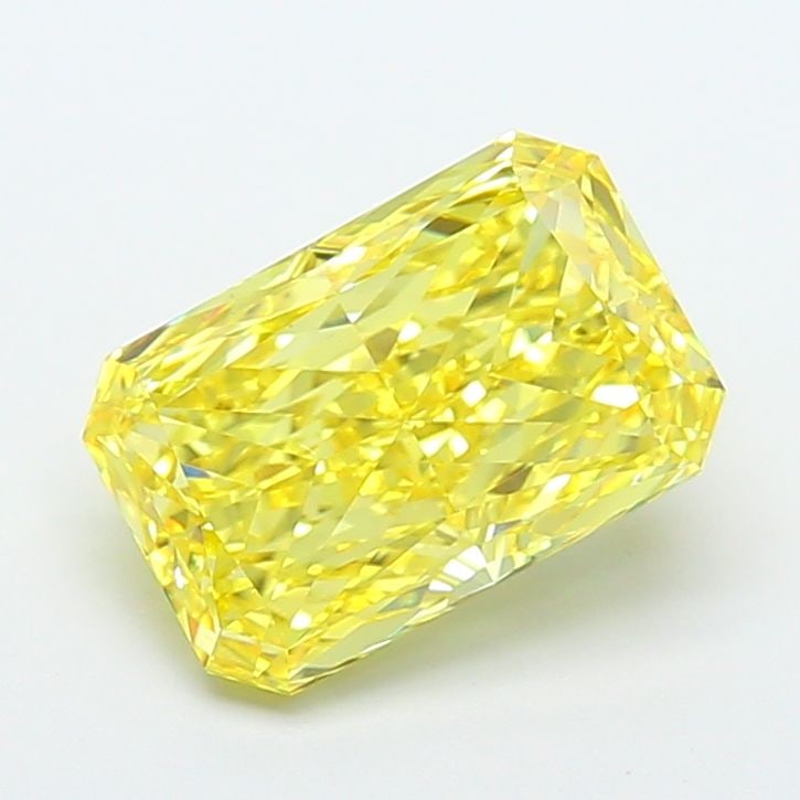 Loose Diamond - RADIANT 5.02ct Fancy Vivid Yellow VVS2: Loose Diamond - RADIANT 5.02ct Fancy Vivid Yellow VVS2 Source: This is a real non-mined Diamond that has been grown in a lab Shape: RADIANT Carats: 5.02 Color: Fancy Vivid Yellow Certification: IGI Vi
