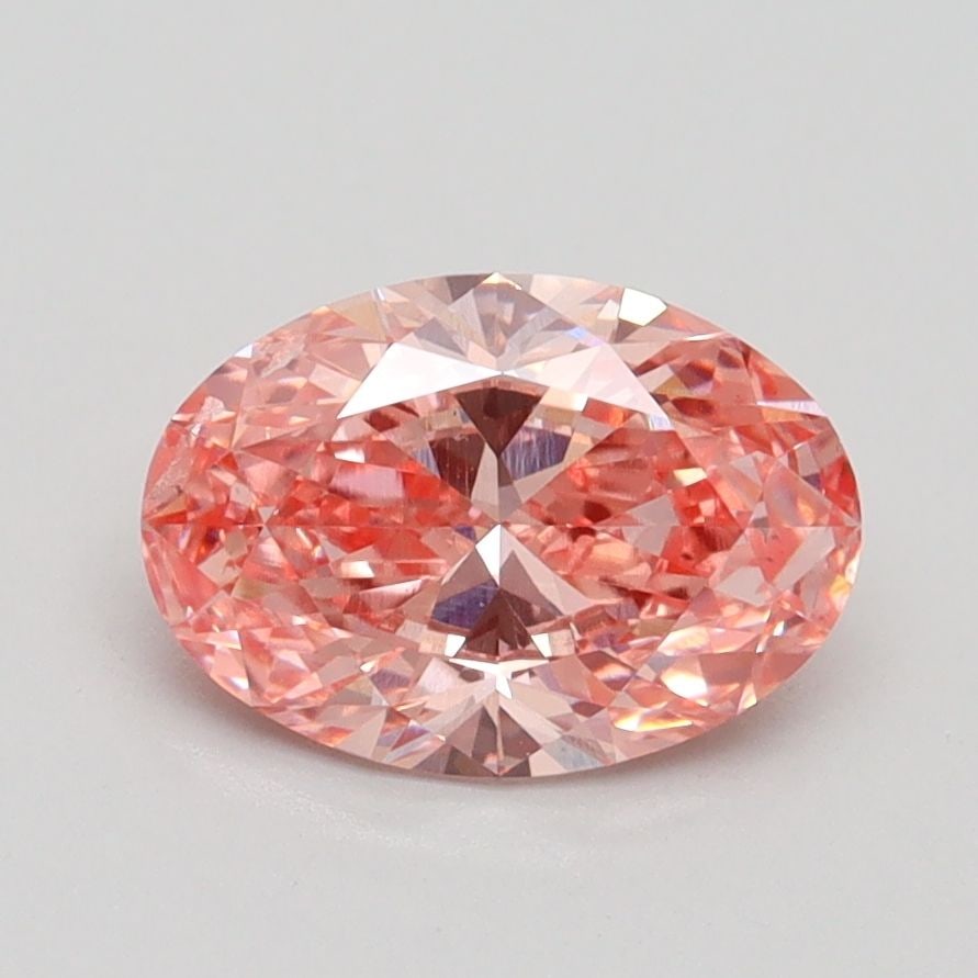 Loose Diamond - OVAL 1.3ct Fancy Vivid Pink SI2: Loose Diamond - OVAL 1.3ct Fancy Vivid Pink SI2 Source: This is a real non-mined Diamond that has been grown in a lab Shape: OVAL Carats: 1.3 Color: Fancy Vivid Pink Certification: IGI Video: