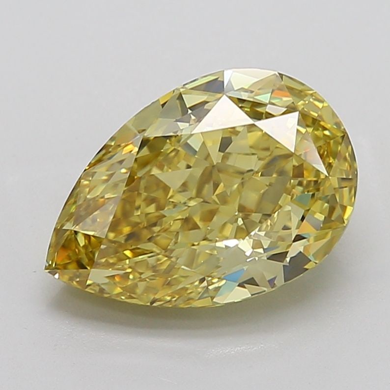 Loose Diamond - PEAR 7.01ct Fancy Intense Yellow VS1: Loose Diamond - PEAR 7.01ct Fancy Intense Yellow VS1 Source: This is a real non-mined Diamond that has been grown in a lab Shape: PEAR Carats: 7.01 Color: Fancy Intense Yellow Certification: IGI Video
