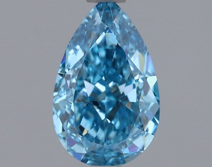 Loose Diamond - PEAR 1.01ct Blue VS1: Loose Diamond - PEAR 1.01ct Blue VS1 Source: This is a real non-mined Diamond that has been grown in a lab Shape: PEAR Carats: 1.01 Color: Blue Certification: NONE Video: