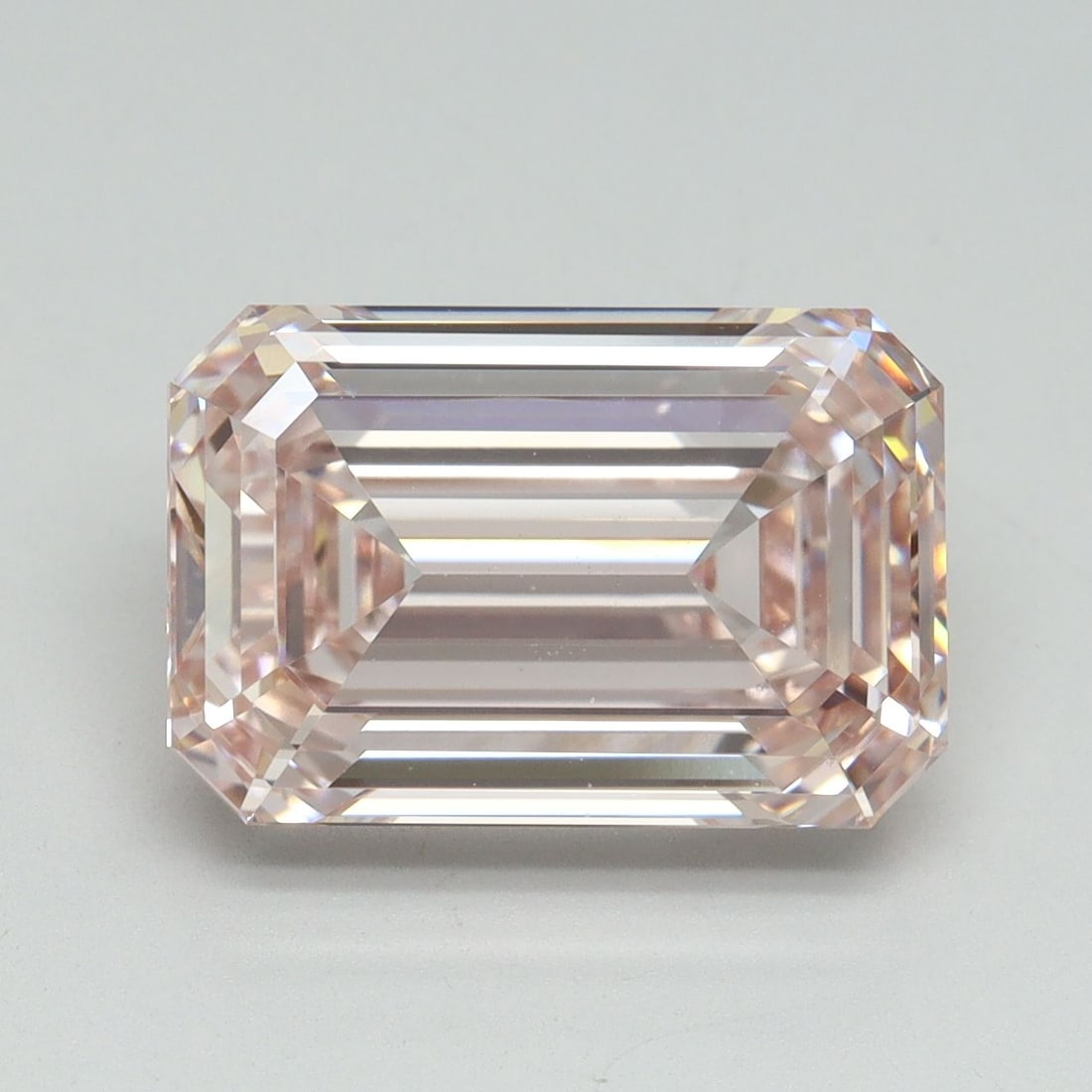 Loose Diamond - EMERALD 6.21ct Fancy Pink VS1: Loose Diamond - EMERALD 6.21ct Fancy Pink VS1 Source: This is a real non-mined Diamond that has been grown in a lab Shape: EMERALD Carats: 6.21 Color: Fancy Pink Certification: IGI Video: