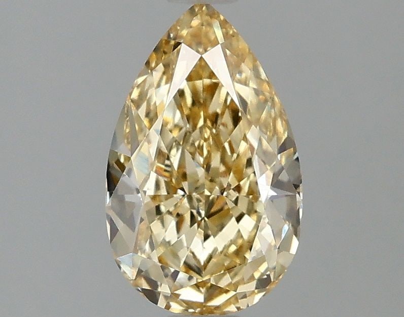 Loose Diamond - PEAR 1.53ct Fancy Intense Yellow VS1: Loose Diamond - PEAR 1.53ct Fancy Intense Yellow VS1 Source: This is a real non-mined Diamond that has been grown in a lab Shape: PEAR Carats: 1.53 Color: Fancy Intense Yellow Certification: IGI Video
