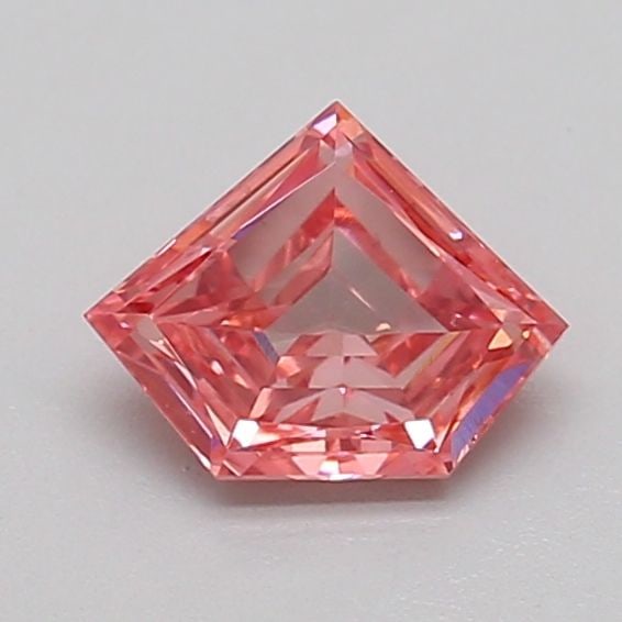 Loose Diamond - PENTAGONAL 0.66ct Fancy Vivid Pink VS2: Loose Diamond - PENTAGONAL 0.66ct Fancy Vivid Pink VS2 Source: This is a real non-mined Diamond that has been grown in a lab Shape: PENTAGONAL Carats: 0.66 Color: Fancy Vivid Pink Certification: IGI V