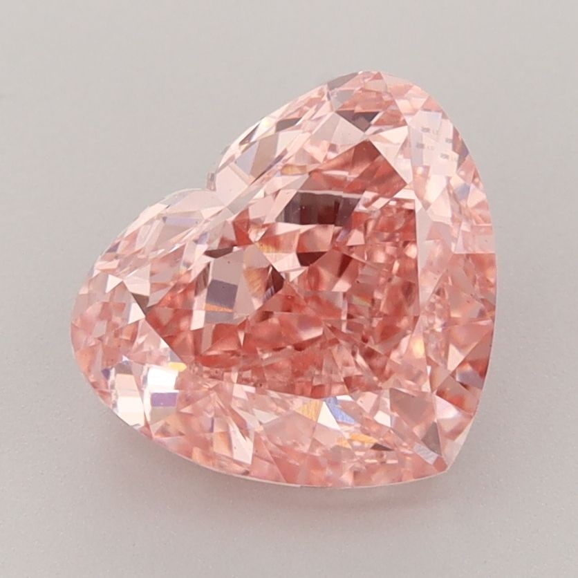 Loose Diamond - HEART 3.0ct Fancy Vivid Pink VS2: Loose Diamond - HEART 3.0ct Fancy Vivid Pink VS2 Source: This is a real non-mined Diamond that has been grown in a lab Shape: HEART Carats: 3.0 Color: Fancy Vivid Pink Certification: IGI Video: