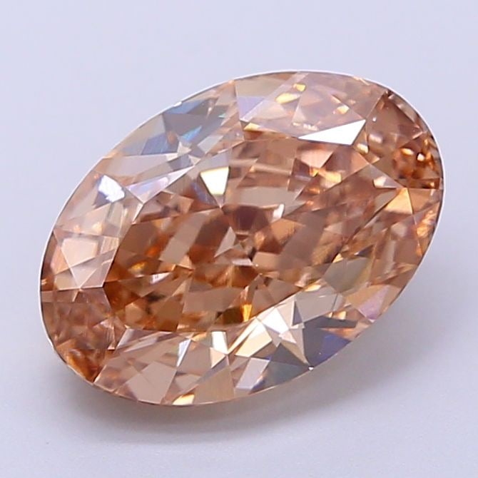 Loose Diamond - OVAL 3.0ct Fancy Brown VVS2: Loose Diamond - OVAL 3.0ct Fancy Brown VVS2 Source: This is a real non-mined Diamond that has been grown in a lab Shape: OVAL Carats: 3.0 Color: Fancy Brown Certification: IGI Video: