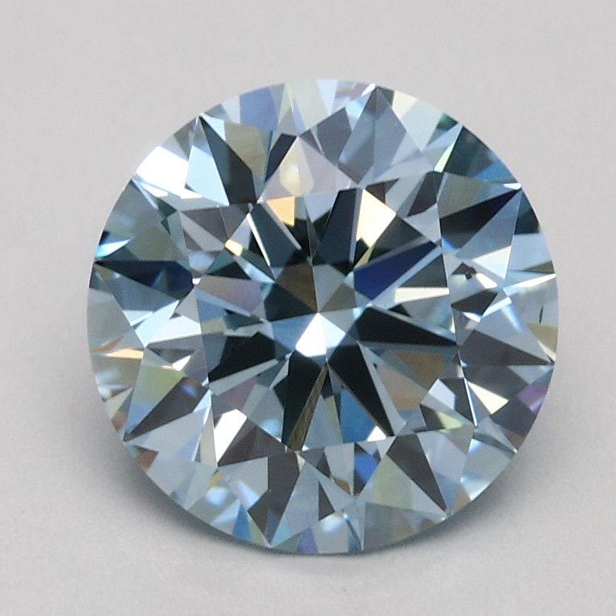 Ideal Loose Diamond - ROUND 1.92ct Fancy Intense Blue VS2: Ideal Loose Diamond - ROUND 1.92ct Fancy Intense Blue VS2 Source: This is a real non-mined Diamond that has been grown in a lab Shape: ROUND Carats: 1.92 Color: Fancy Intense Blue Certification: IGI V