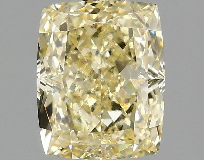 Loose Diamond - CUSHION MODIFIED 2.05ct Fancy Intense Yellow VS1: Loose Diamond - CUSHION MODIFIED 2.05ct Fancy Intense Yellow VS1 Source: This is a real non-mined Diamond that has been grown in a lab Shape: CUSHION MODIFIED Carats: 2.05 Color: Fancy Intense Yellow 