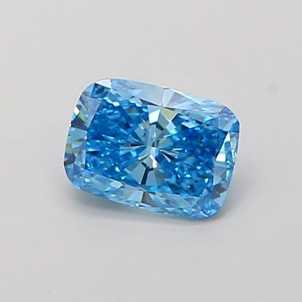 Loose Diamond - CUSHION MODIFIED 0.64ct Fancy Vivid Blue VS1: Loose Diamond - CUSHION MODIFIED 0.64ct Fancy Vivid Blue VS1 Source: This is a real non-mined Diamond that has been grown in a lab Shape: CUSHION MODIFIED Carats: 0.64 Color: Fancy Vivid Blue Certific
