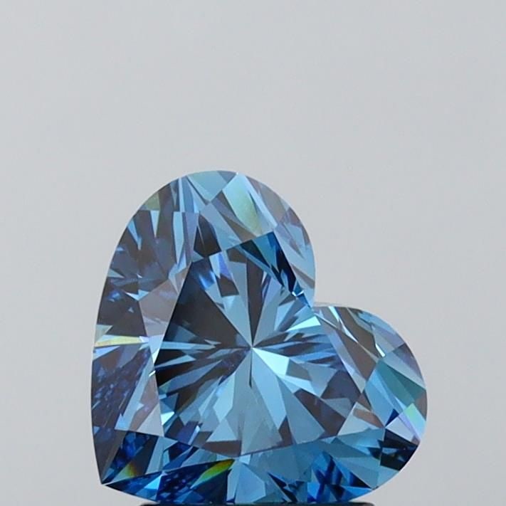 Loose Diamond - HEART 2.15ct Fancy Vivid Blue VS1: Loose Diamond - HEART 2.15ct Fancy Vivid Blue VS1 Source: This is a real non-mined Diamond that has been grown in a lab Shape: HEART Carats: 2.15 Color: Fancy Vivid Blue Certification: IGI Video: