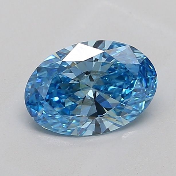 Loose Diamond - OVAL 1.08ct Fancy Vivid Blue SI1: Loose Diamond - OVAL 1.08ct Fancy Vivid Blue SI1 Source: This is a real non-mined Diamond that has been grown in a lab Shape: OVAL Carats: 1.08 Color: Fancy Vivid Blue Certification: IGI Video: