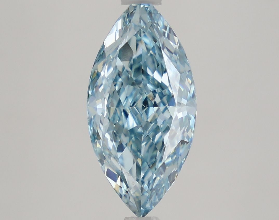 Loose Diamond - MARQUISE 2.21ct Fancy Vivid Blue VVS2: Loose Diamond - MARQUISE 2.21ct Fancy Vivid Blue VVS2 Source: This is a real non-mined Diamond that has been grown in a lab Shape: MARQUISE Carats: 2.21 Color: Fancy Vivid Blue Certification: IGI Vide