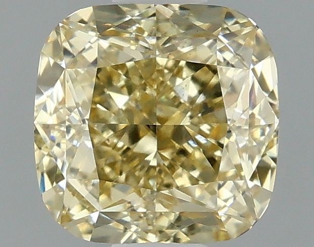 Loose Diamond - CUSHION MODIFIED 1.08ct Fancy Intense Yellow VS1: Loose Diamond - CUSHION MODIFIED 1.08ct Fancy Intense Yellow VS1 Source: This is a real non-mined Diamond that has been grown in a lab Shape: CUSHION MODIFIED Carats: 1.08 Color: Fancy Intense Yellow 