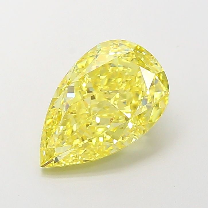 Loose Diamond - PEAR 3.07ct Fancy Intense Yellow VS1: Loose Diamond - PEAR 3.07ct Fancy Intense Yellow VS1 Source: This is a real non-mined Diamond that has been grown in a lab Shape: PEAR Carats: 3.07 Color: Fancy Intense Yellow Certification: IGI Video