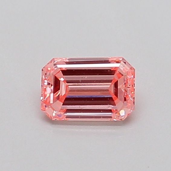 Loose Diamond - EMERALD 0.39ct Fancy Intense Pink SI1: Loose Diamond - EMERALD 0.39ct Fancy Intense Pink SI1 Source: This is a real non-mined Diamond that has been grown in a lab Shape: EMERALD Carats: 0.39 Color: Fancy Intense Pink Certification: IGI Vid