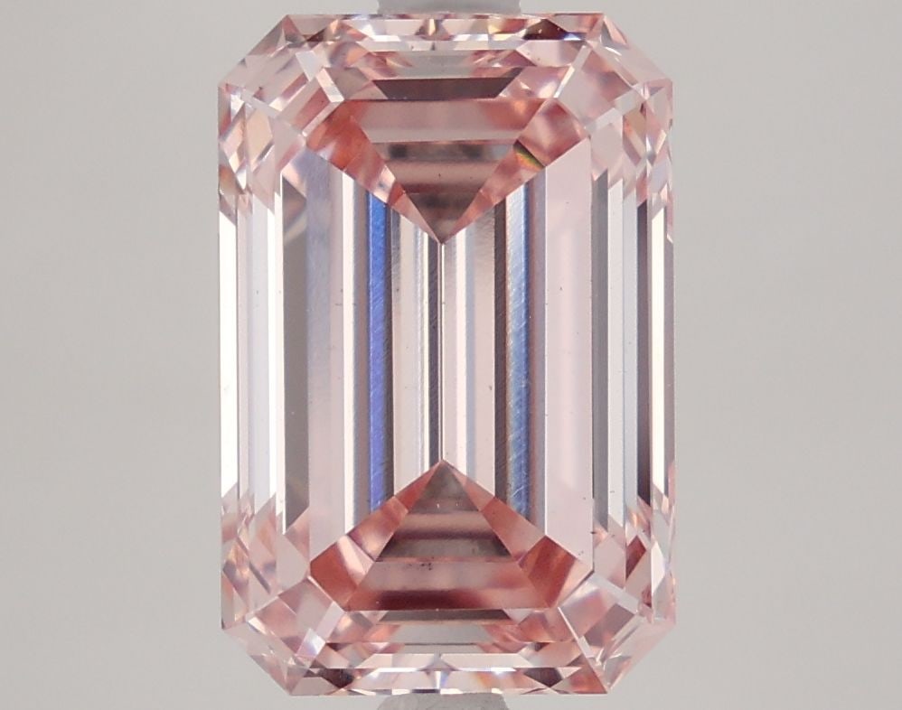 Loose Diamond - EMERALD 5.03ct Fancy Intense Pink VS2: Loose Diamond - EMERALD 5.03ct Fancy Intense Pink VS2 Source: This is a real non-mined Diamond that has been grown in a lab Shape: EMERALD Carats: 5.03 Color: Fancy Intense Pink Certification: IGI Vid