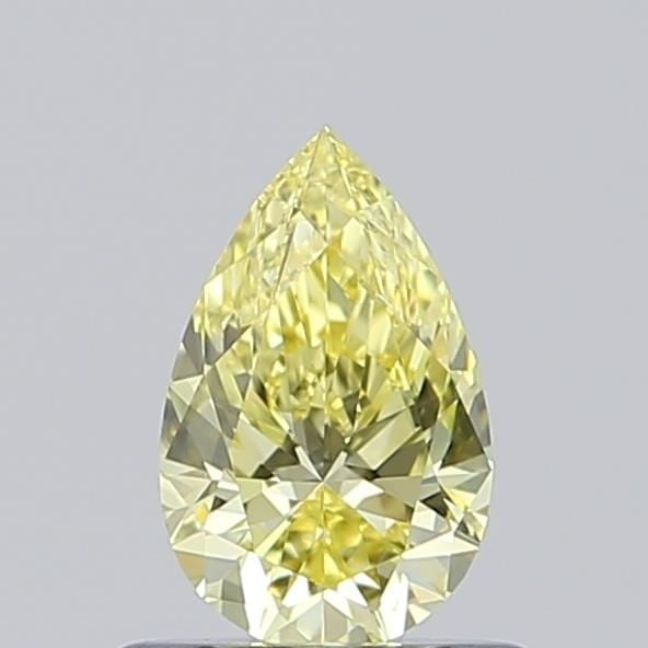 Loose Diamond - PEAR 0.52ct Fancy Intense Yellow VVS1: Loose Diamond - PEAR 0.52ct Fancy Intense Yellow VVS1 Source: This is a real non-mined Diamond that has been grown in a lab Shape: PEAR Carats: 0.52 Color: Fancy Intense Yellow Certification: IGI Vide