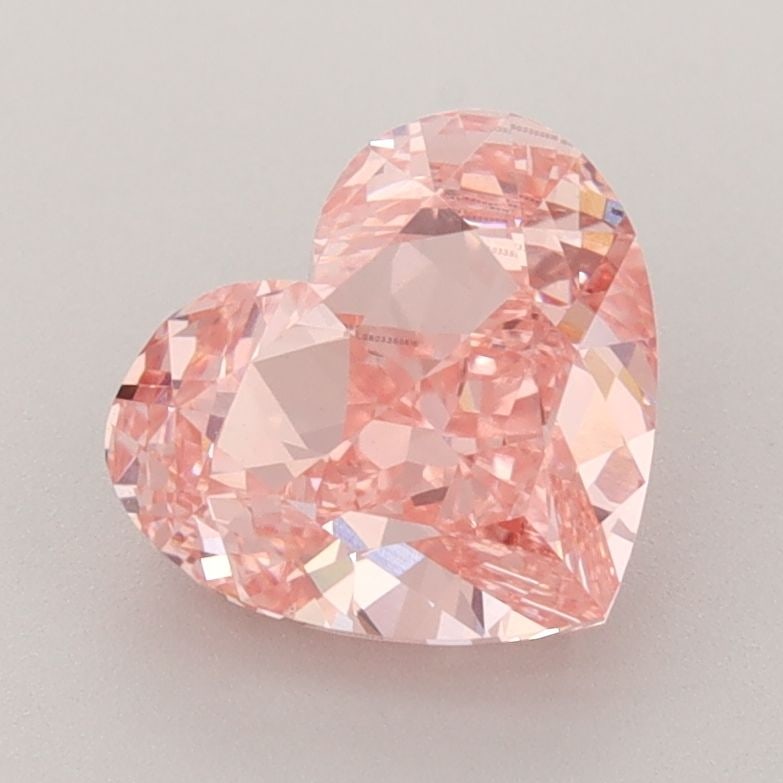 Loose Diamond - HEART 2.18ct Fancy Vivid Pink VS2: Loose Diamond - HEART 2.18ct Fancy Vivid Pink VS2 Source: This is a real non-mined Diamond that has been grown in a lab Shape: HEART Carats: 2.18 Color: Fancy Vivid Pink Certification: IGI Video:
